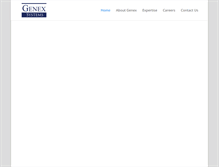 Tablet Screenshot of genexsystems.com